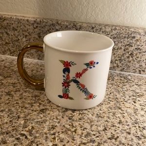 “K” coffee mug